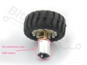 Wheel smart car rubber 43x19x3mm
